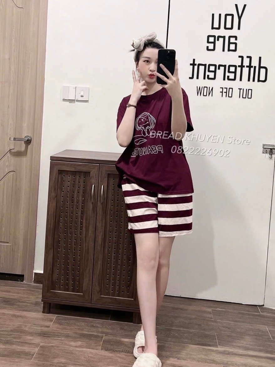 BỘ CỘC QUẦN KẺ ĐỎ PENATUS