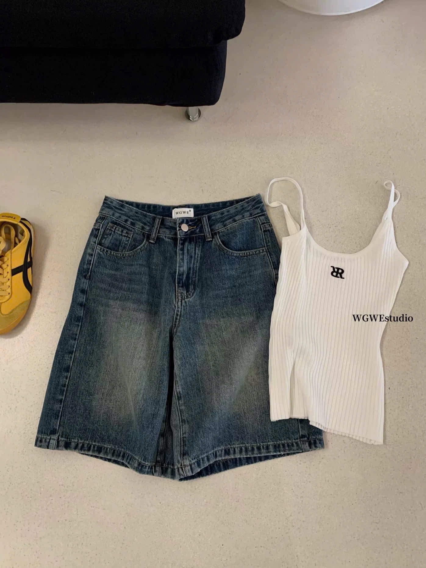 Hàng nhà may - QUẦN SHORT JEAN NGỐ TRƠN WEGE