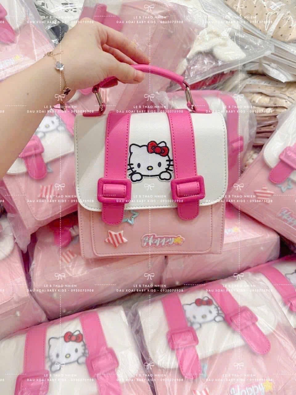BALO KITTY HỒNG BG