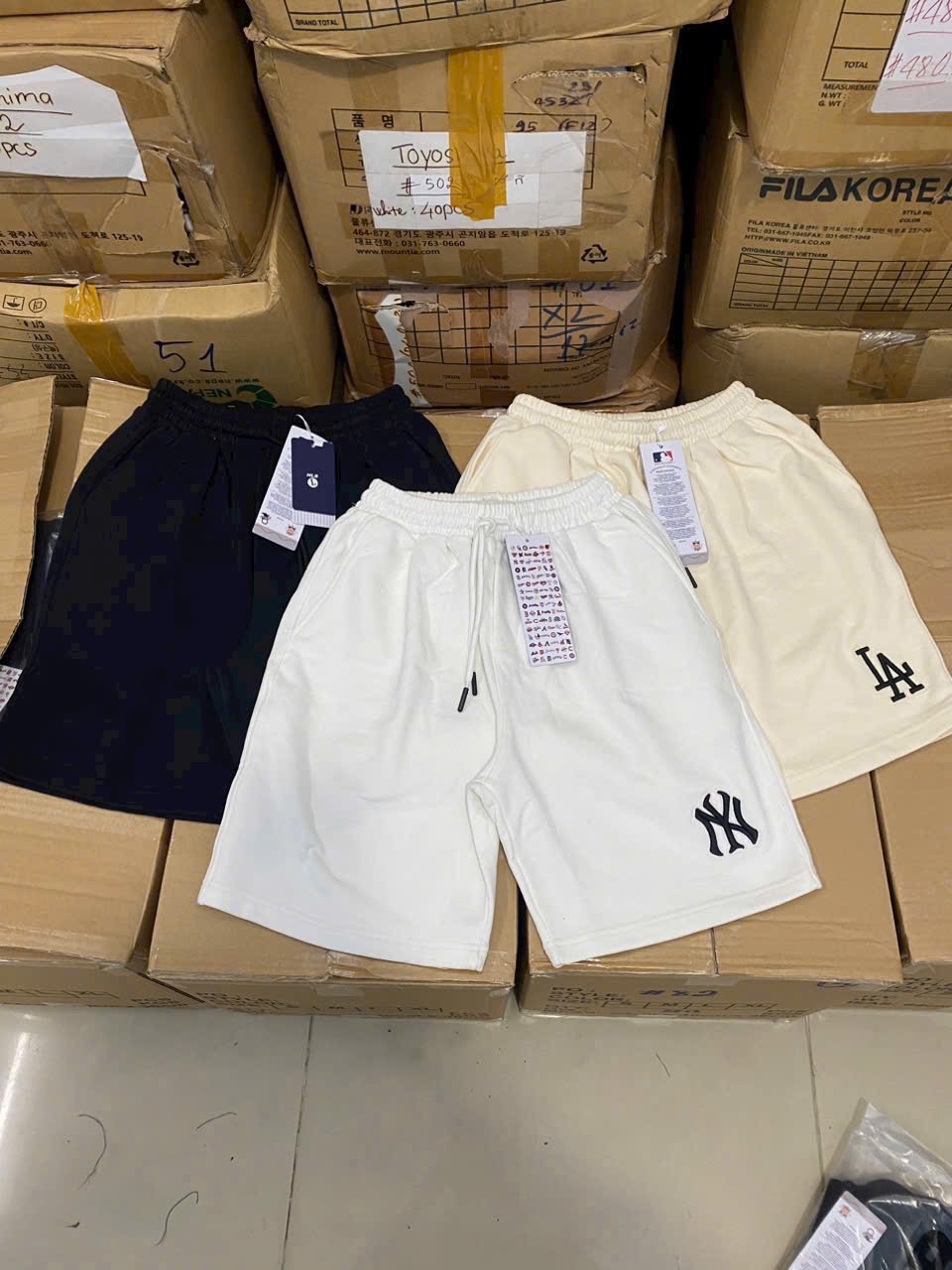Hàng nhà máy - QUẦN SHORT MLB XUẤT DƯ CHO NAM