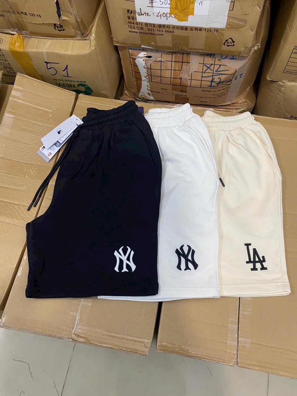 Hàng nhà máy - QUẦN SHORT MLB XUẤT DƯ CHO NAM