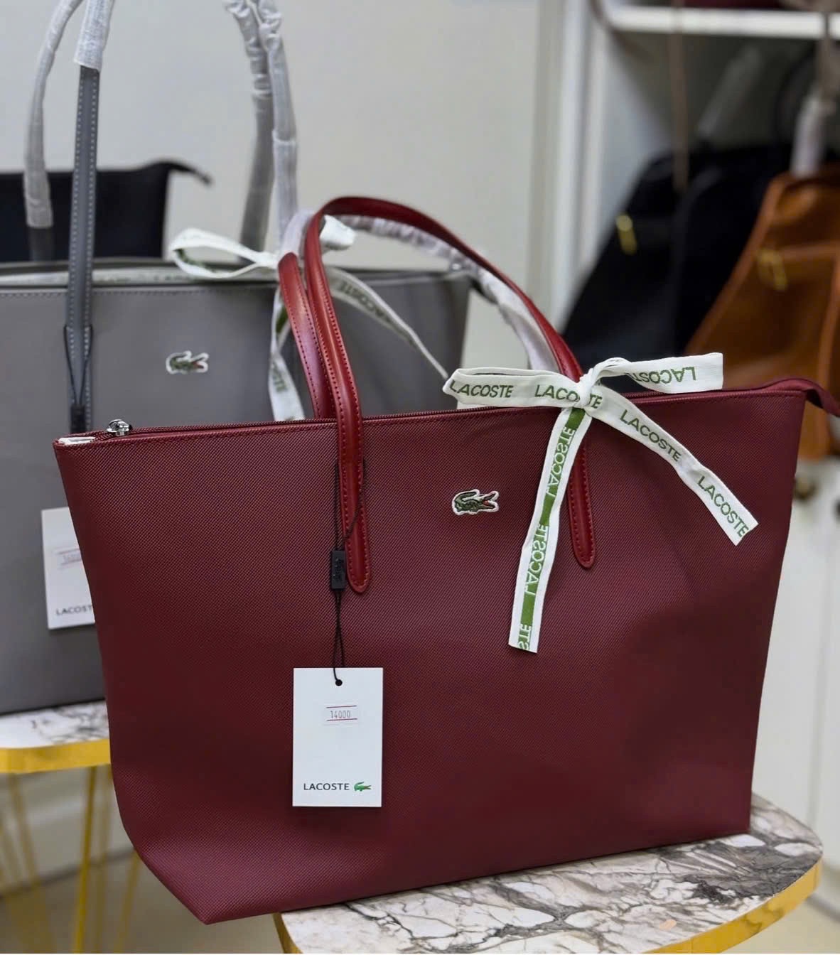 TÚI TOTE LCT CÁ SẤU ĐỎ TQXK