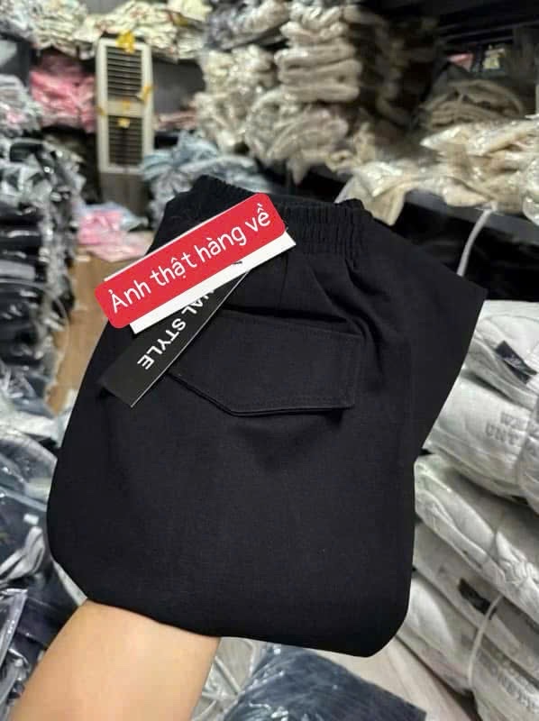 QUẦN BAGGY ĐEN TÚI SAU