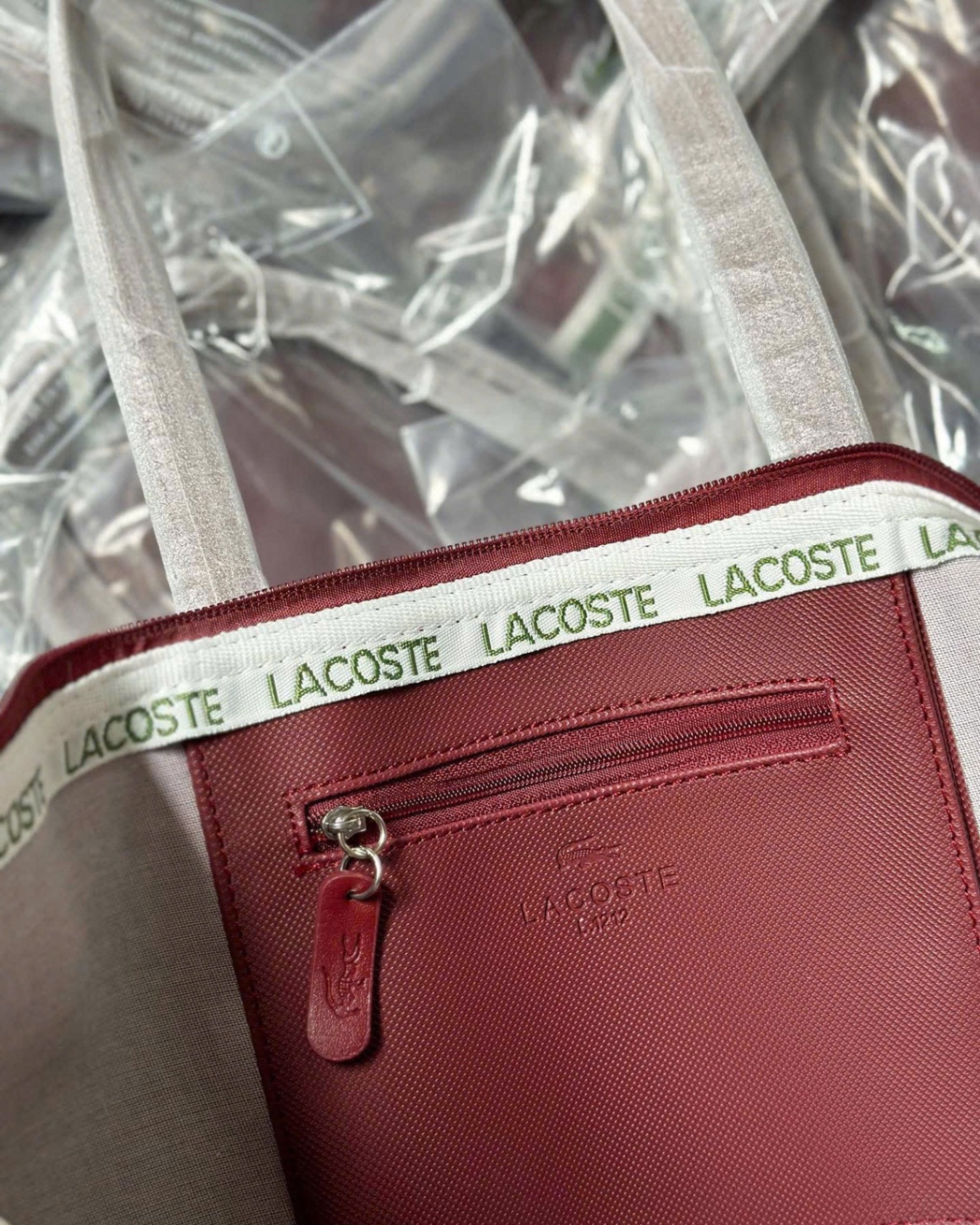 TÚI TOTE LCT CÁ SẤU ĐỎ TQXK