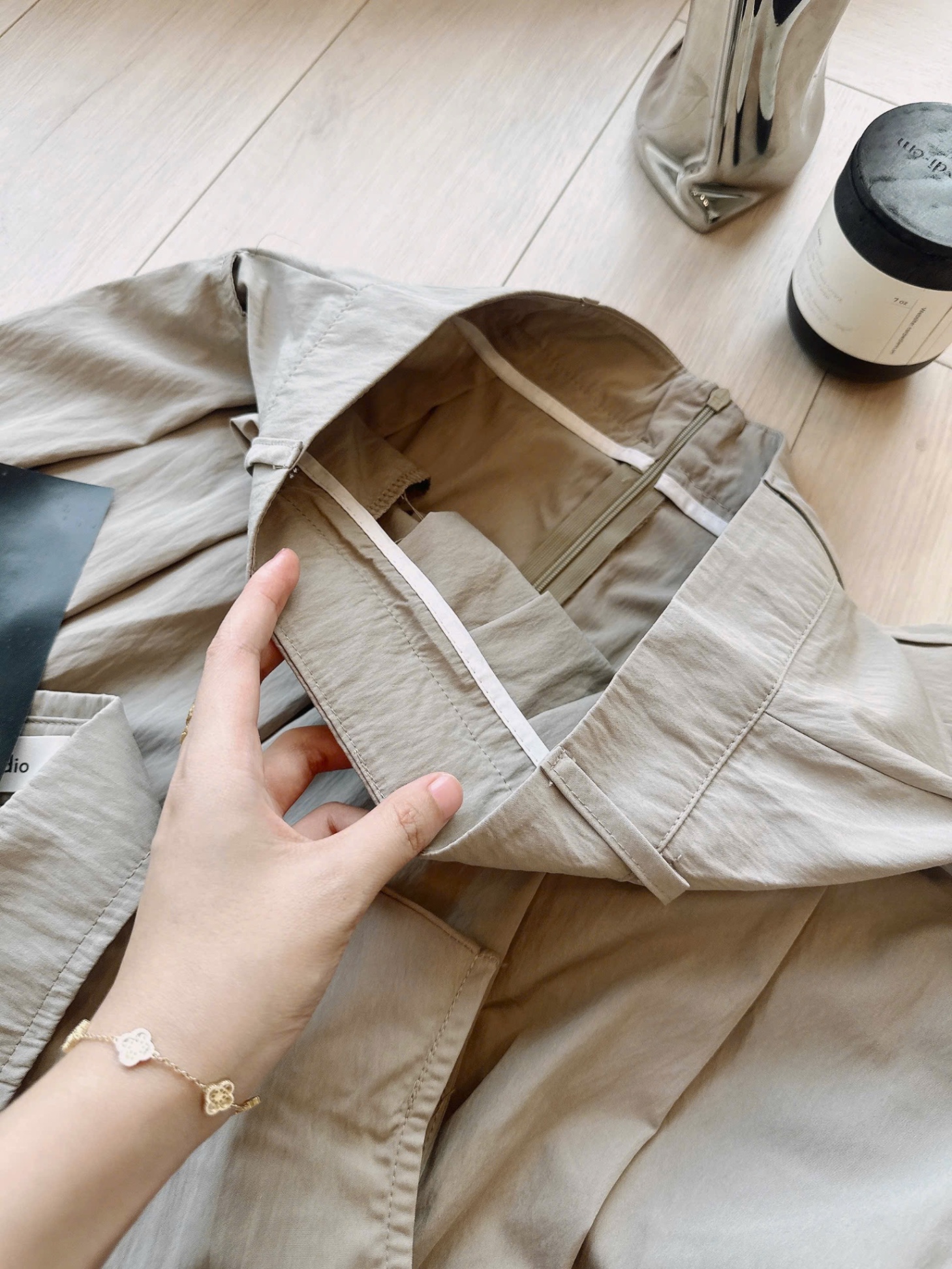 SET ÁO TÚI HỘP CHUN GÂU MIX CV THIẾT KẾ