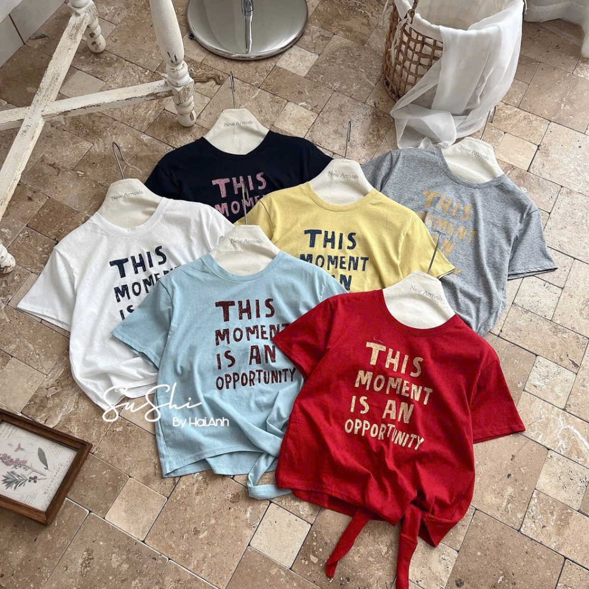 ÁO PULL CỘC BUỘC DÂY MOMENT QCCC