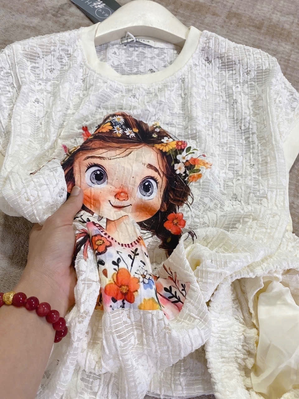 BỘ REN ĐÙI TRẮNG CÔ GÁI