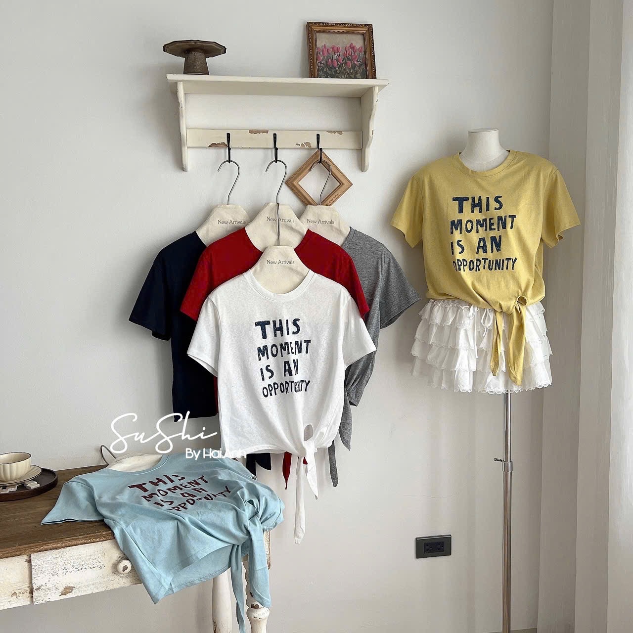 ÁO PULL CỘC BUỘC DÂY MOMENT QCCC
