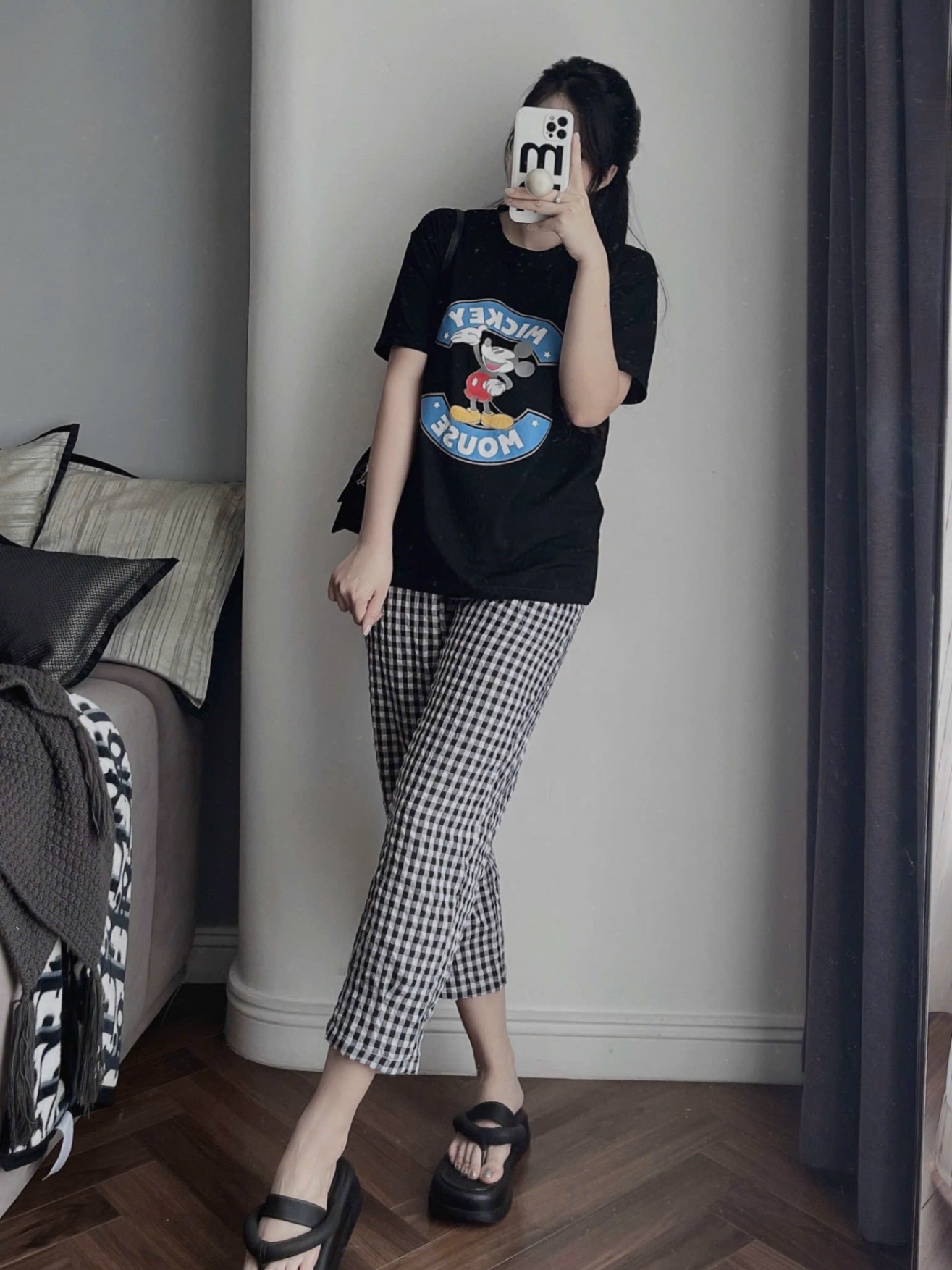 Bộ COTTON MICKY QUAN KẺ