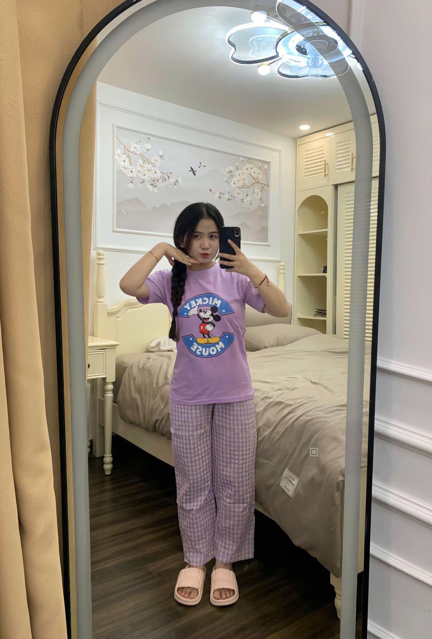 Bộ COTTON MICKY QUAN KẺ