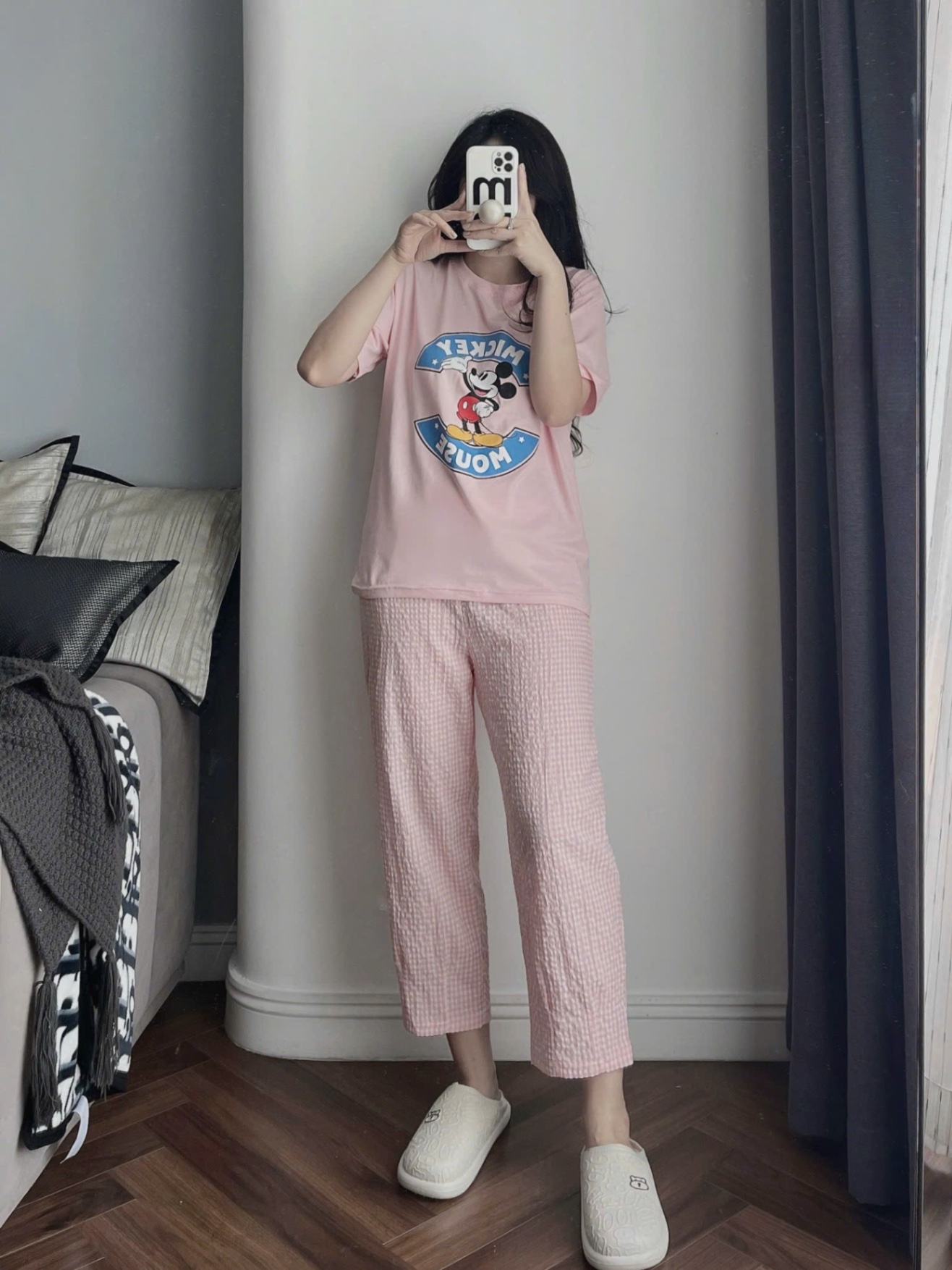 Bộ COTTON MICKY QUAN KẺ