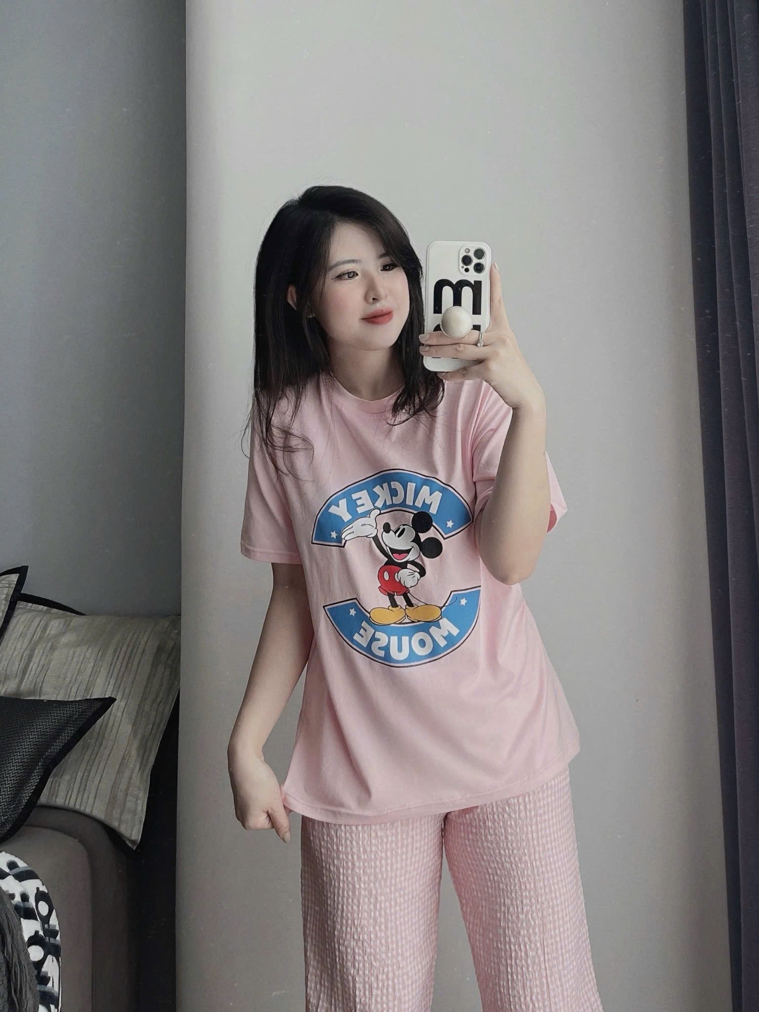 Bộ COTTON MICKY QUAN KẺ