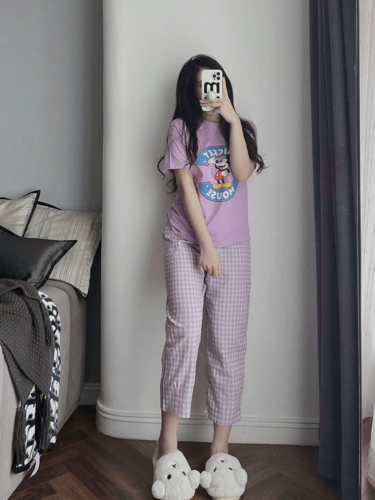 Bộ COTTON MICKY QUAN KẺ