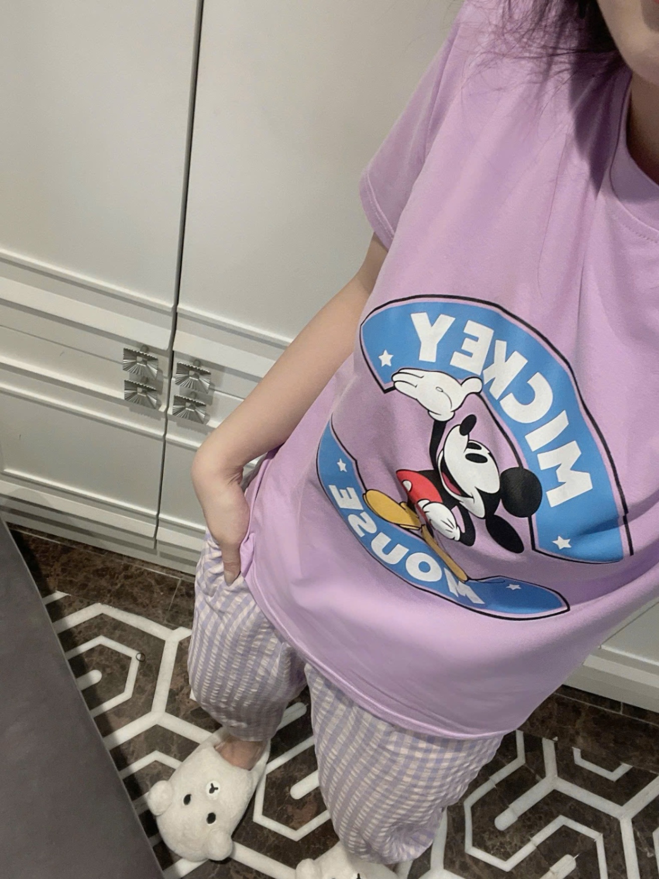 Bộ COTTON MICKY QUAN KẺ