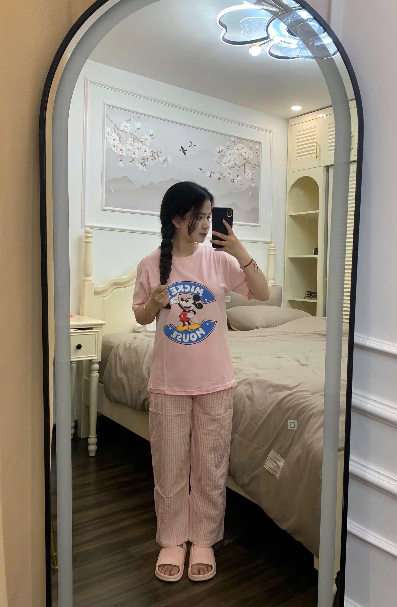 Bộ COTTON MICKY QUAN KẺ