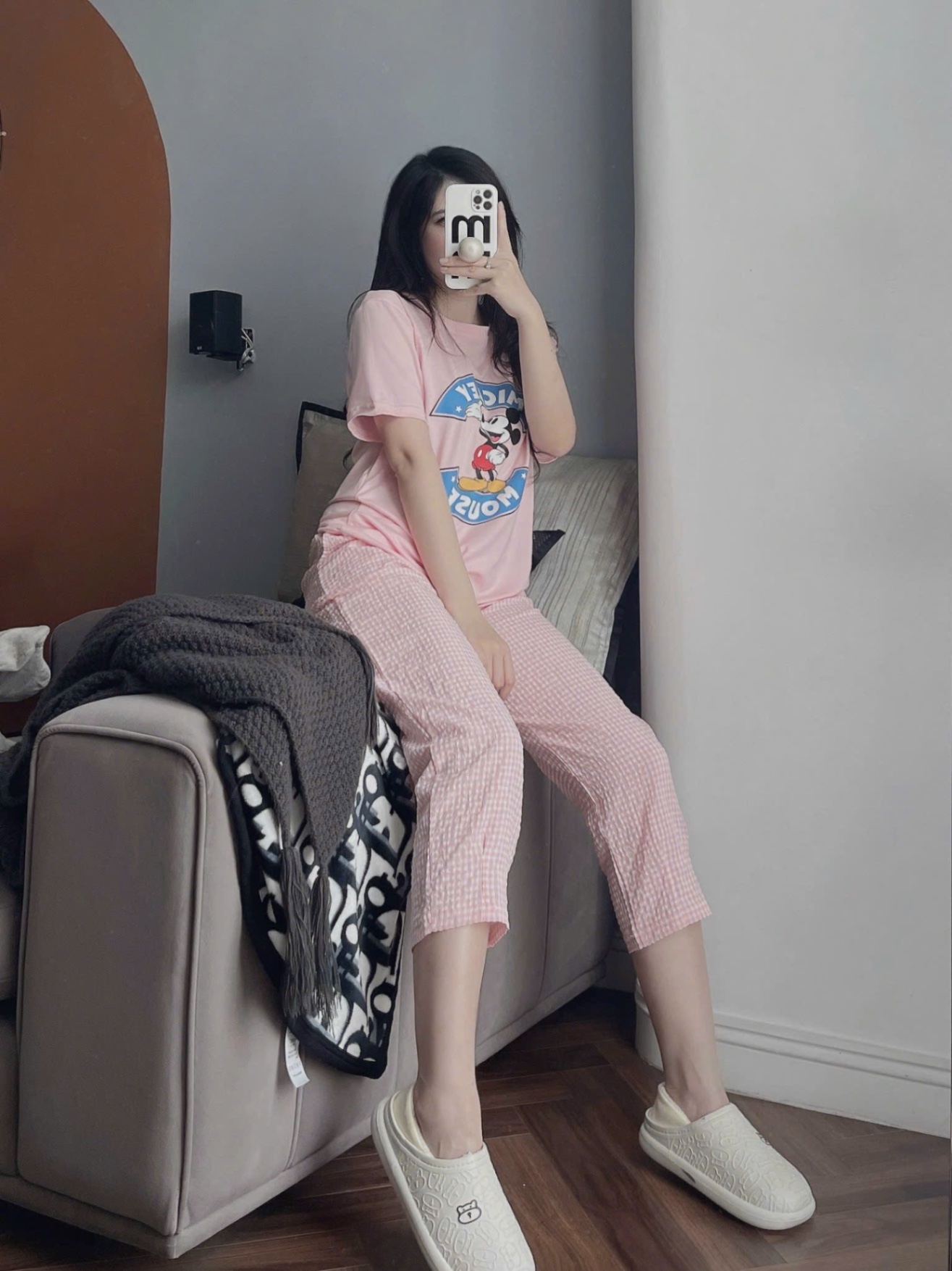 Bộ COTTON MICKY QUAN KẺ