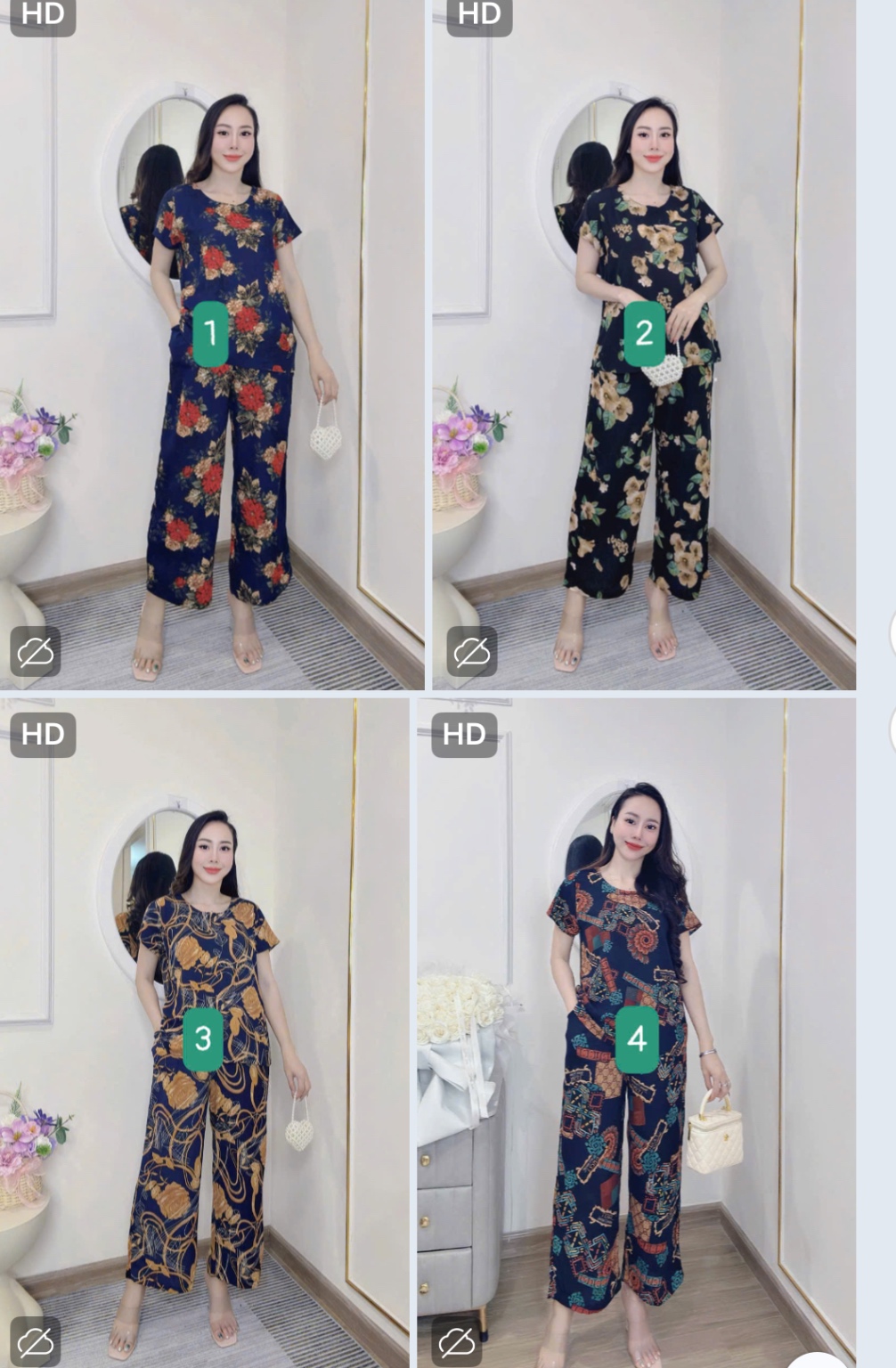 XẢ KHO BỘ LANH GIÀ QUẦN DÀI 4 MÀU