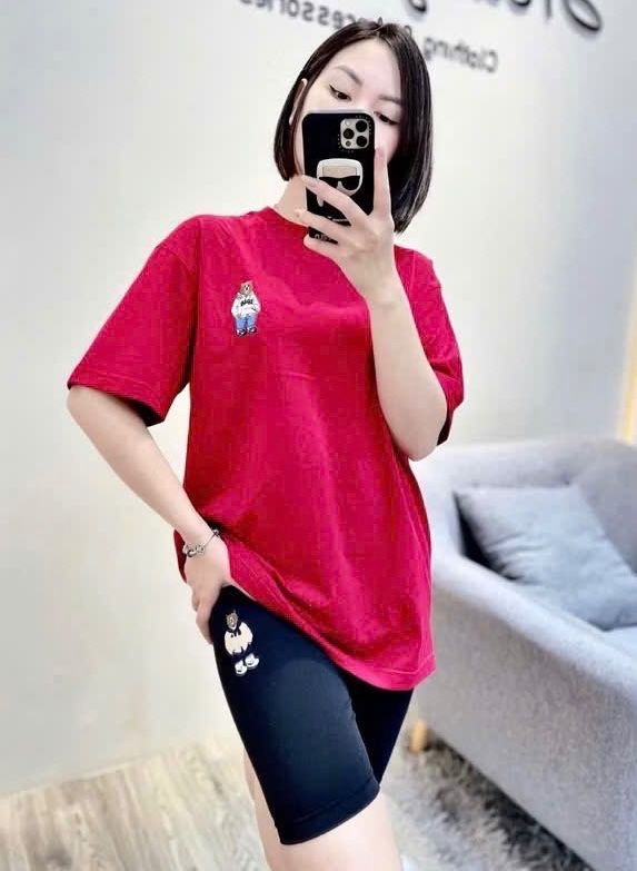 QUẦN LEGGING ĐÙI THÊU GẤU WHOU