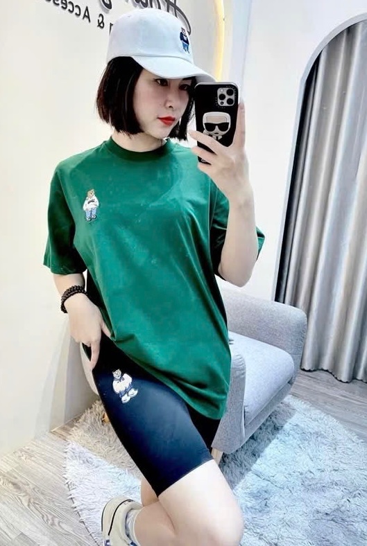 QUẦN LEGGING ĐÙI THÊU GẤU WHOU