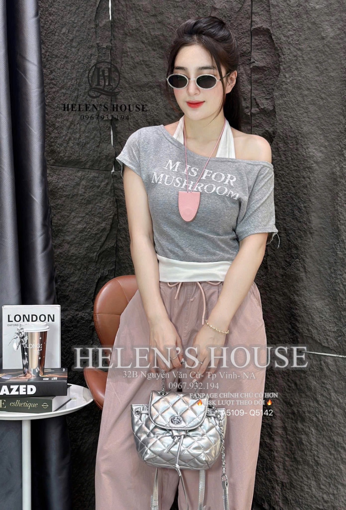 M888 - ÁO PULL CỘC CỔ YẾM MIS FOR QCCC