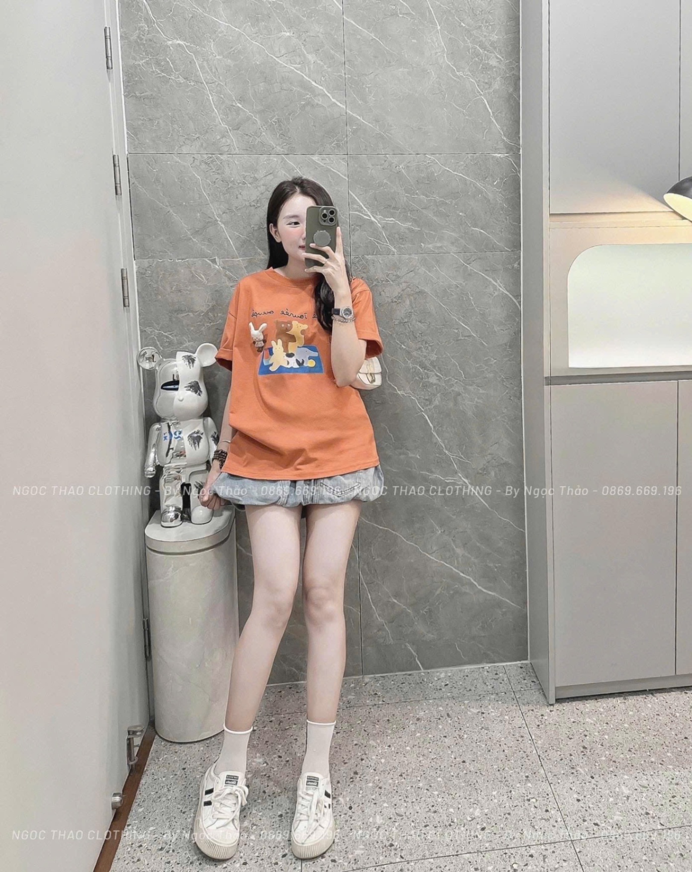M9885 - ÁO PULL CỘC CAM THỎ NỔI QCCC