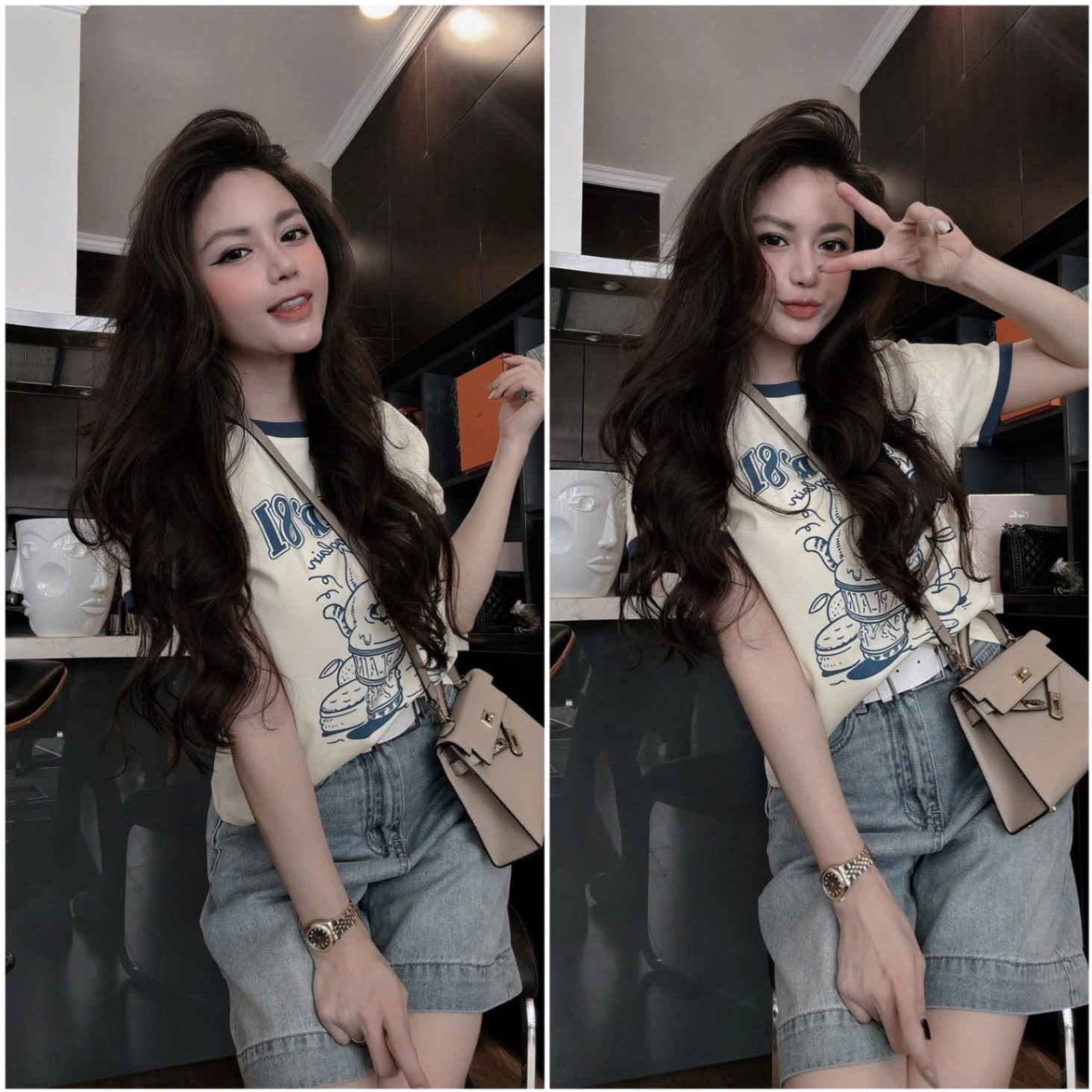 Tag ASK - BỘ CỘC SUMMER VIỀN XANH QUẦN JEAN