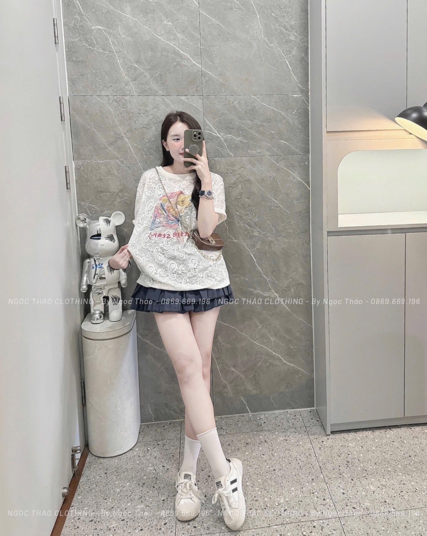 M253289 - ÁO REN CỘC QCCC HÌNH CÚN ĐỘI KHĂN