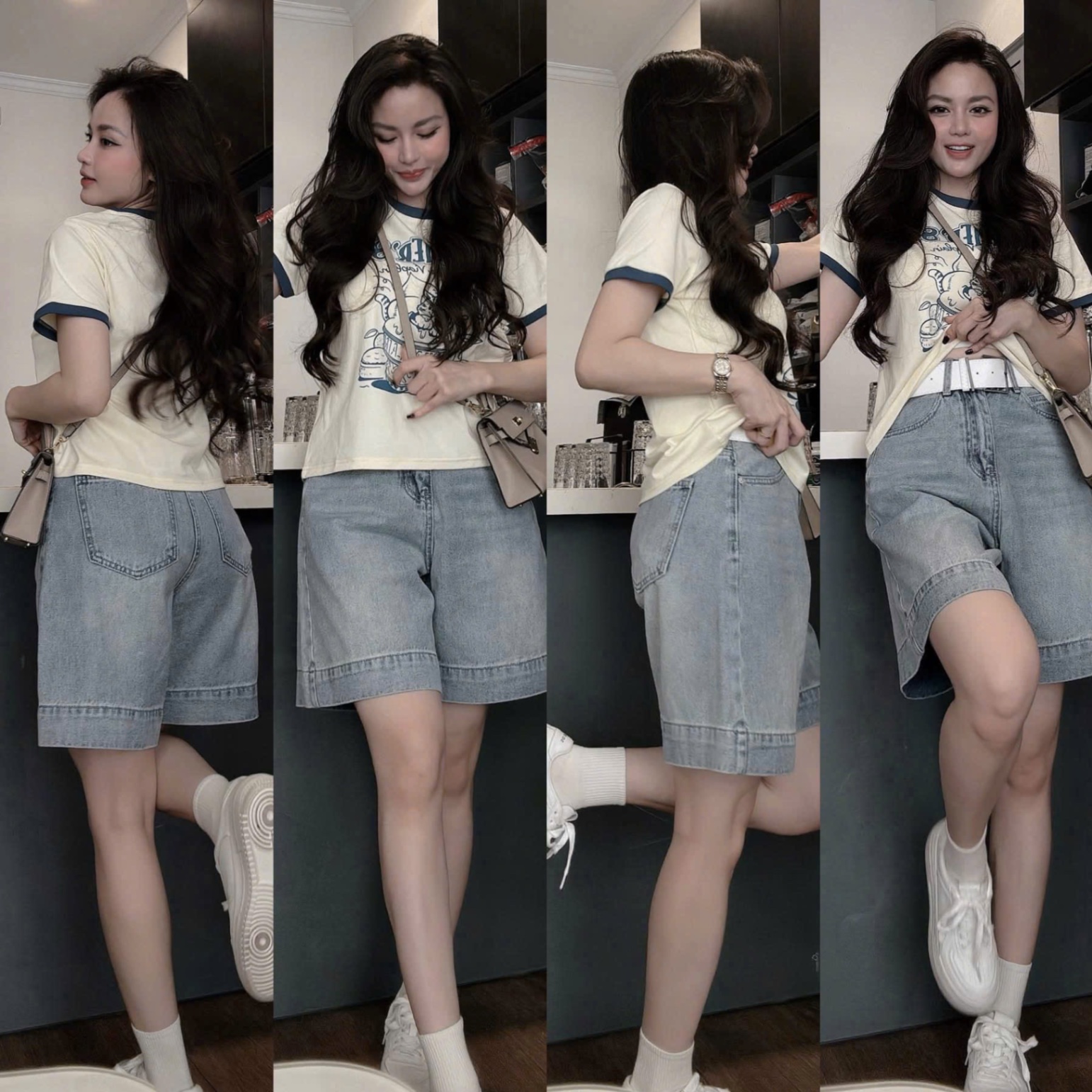 Tag ASK - BỘ CỘC SUMMER VIỀN XANH QUẦN JEAN