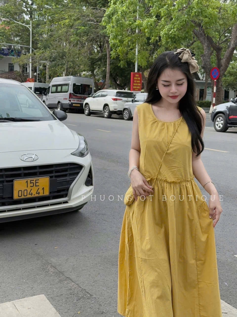 VÁY THÔ SUÔNG KÈM TÚI 2 MÀU