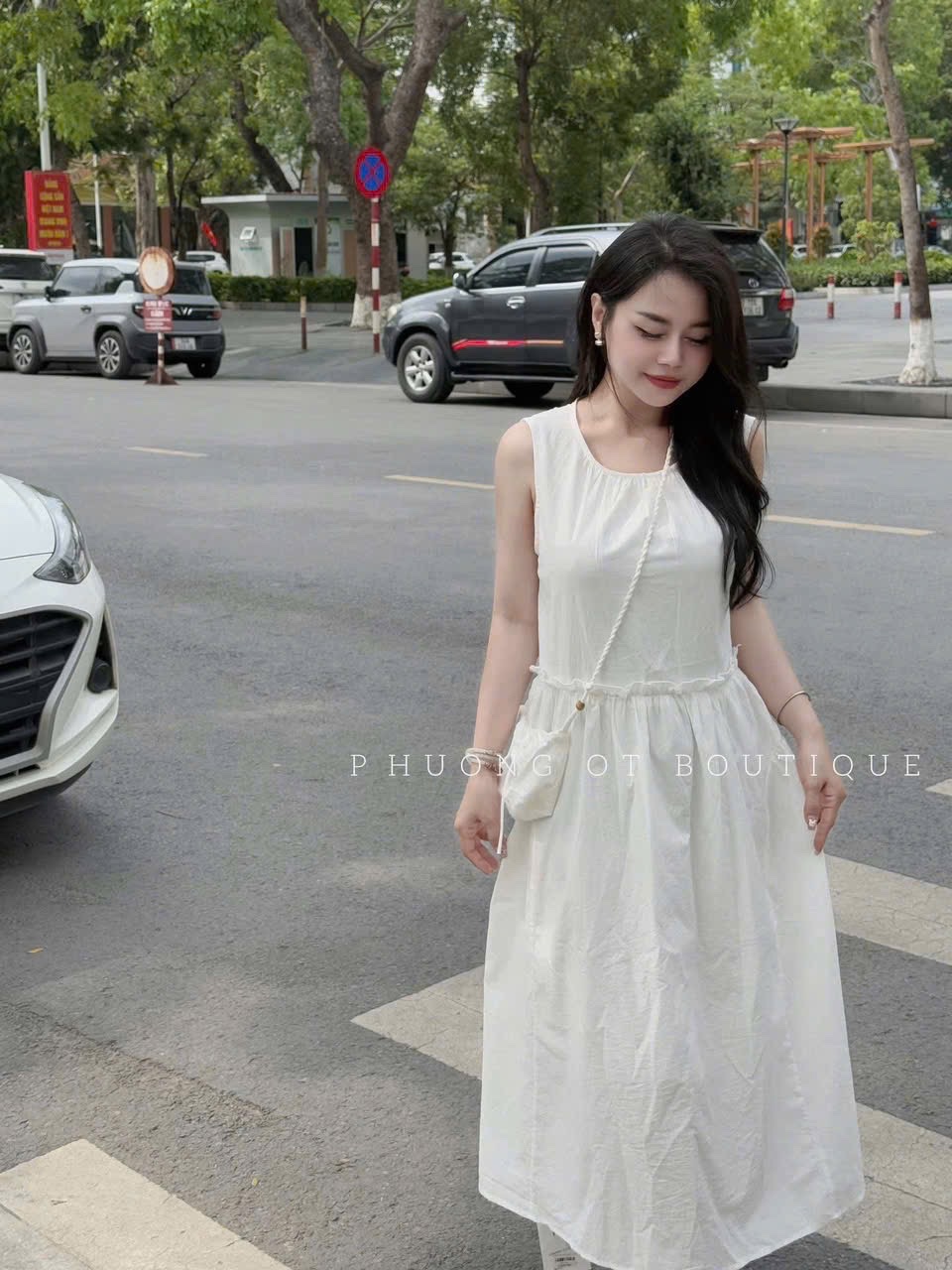 VÁY THÔ SUÔNG KÈM TÚI 2 MÀU