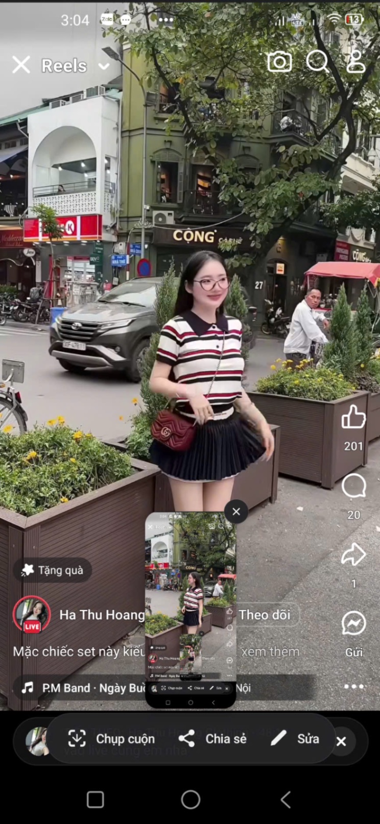 ÁO POLO KẺ ĐEN ĐỎ QC