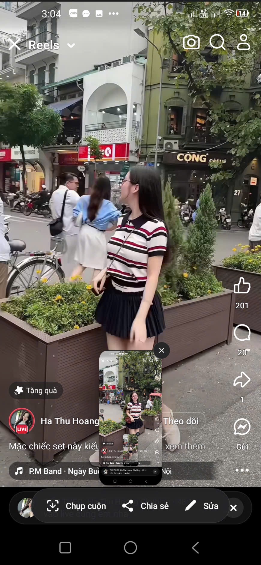ÁO POLO KẺ ĐEN ĐỎ QC