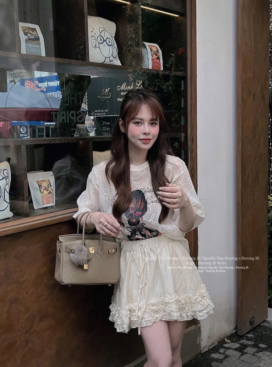M253288 - ÁO REN HOA CỘC CÔ GÁI TÓC NƠ QCCC