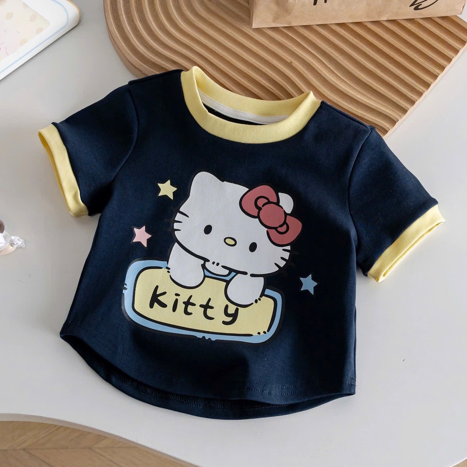 SET 4 ÁO CỘC VẠT BẦU PHỐI VIỀN