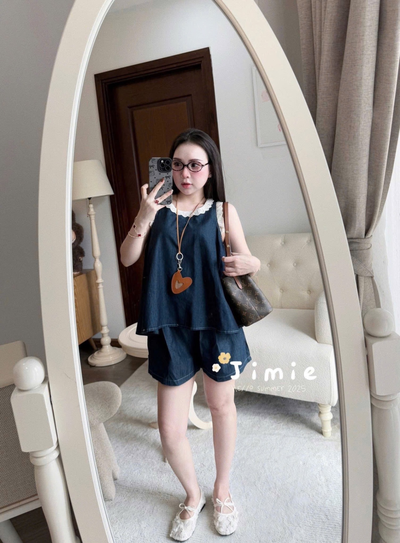 BỘ BA LỖ BÒ GIẤY PHỐI REN 2 MÀU