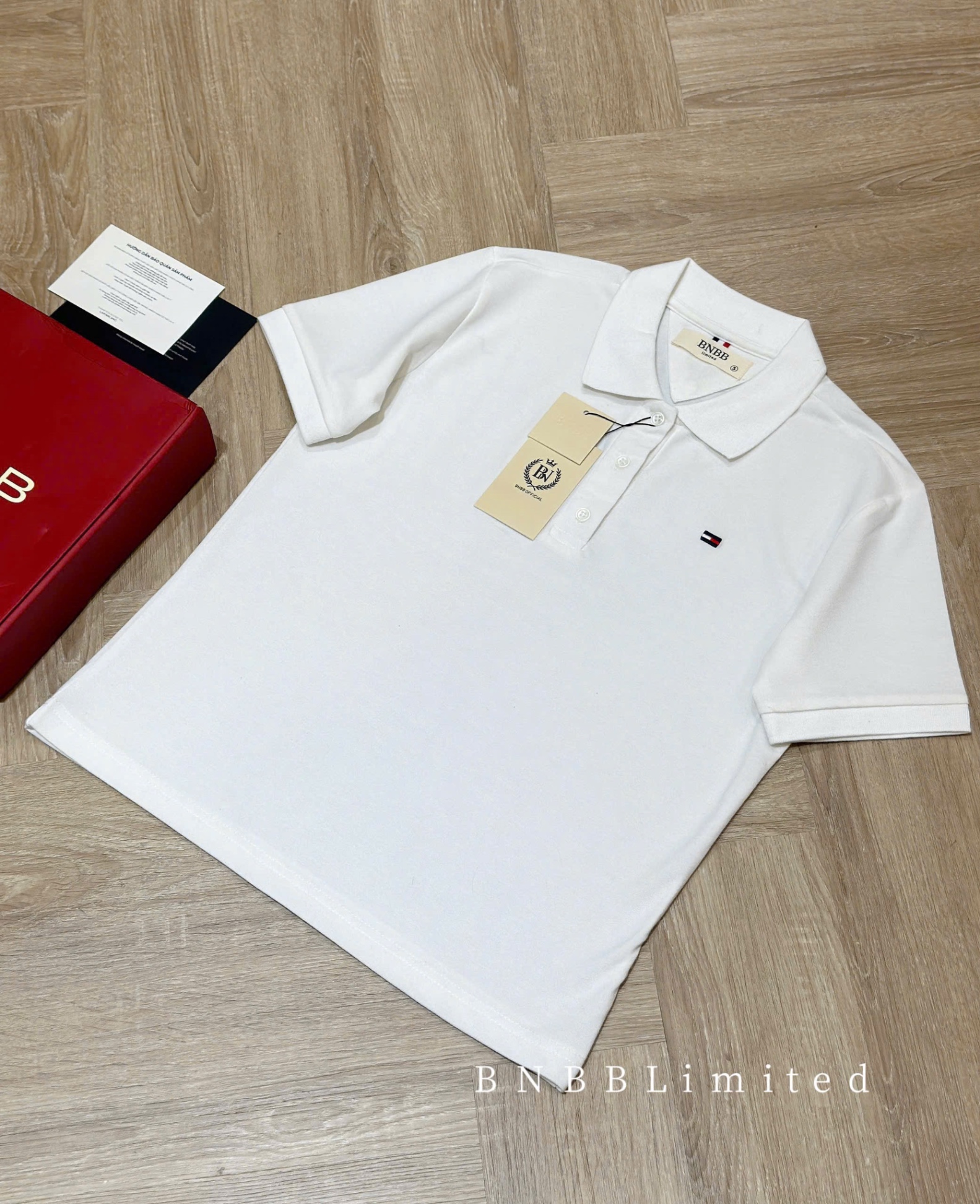 ÁO PULL CỘC BNBB TRẮNG TOMY