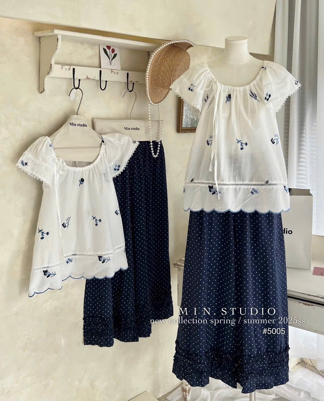 SET ÁO HOA BBD MIX QUẦN SUÔNG BI