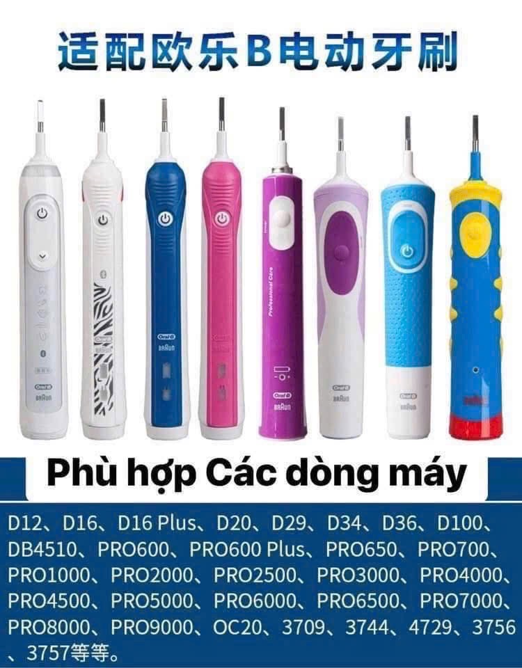 SET 16 ĐẦU BÀN CHẢI ORANB