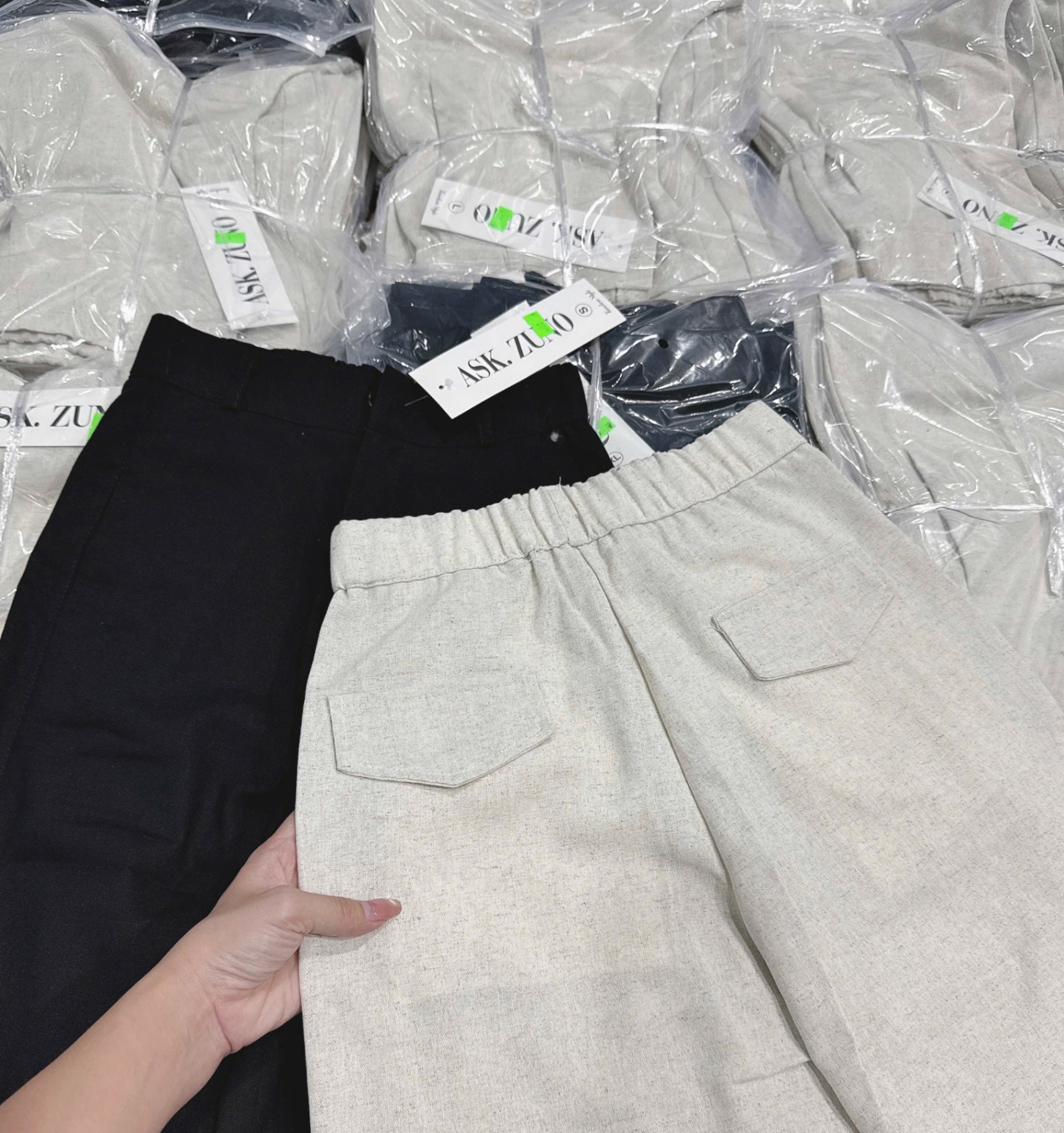 QUẦN ĐŨI SUÔNG LIEN 2 MÀU ĐEN BE