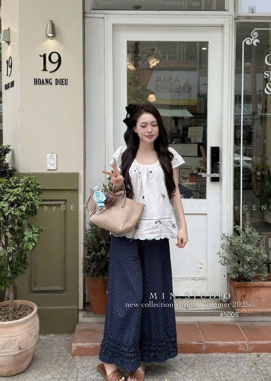 SET ÁO HOA BBD MIX QUẦN SUÔNG BI