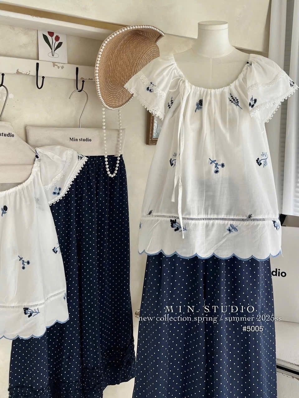 SET ÁO HOA BBD MIX QUẦN SUÔNG BI