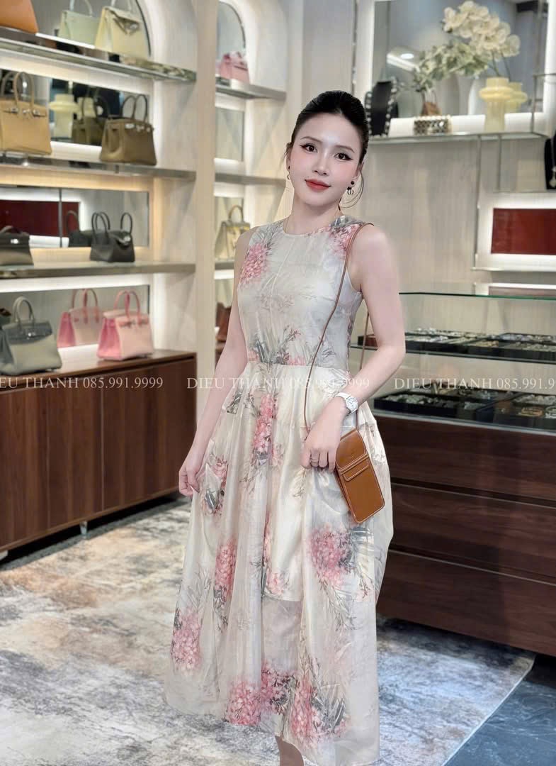 VÁY TƠ HOA XOÈ XN THIẾT KẾ