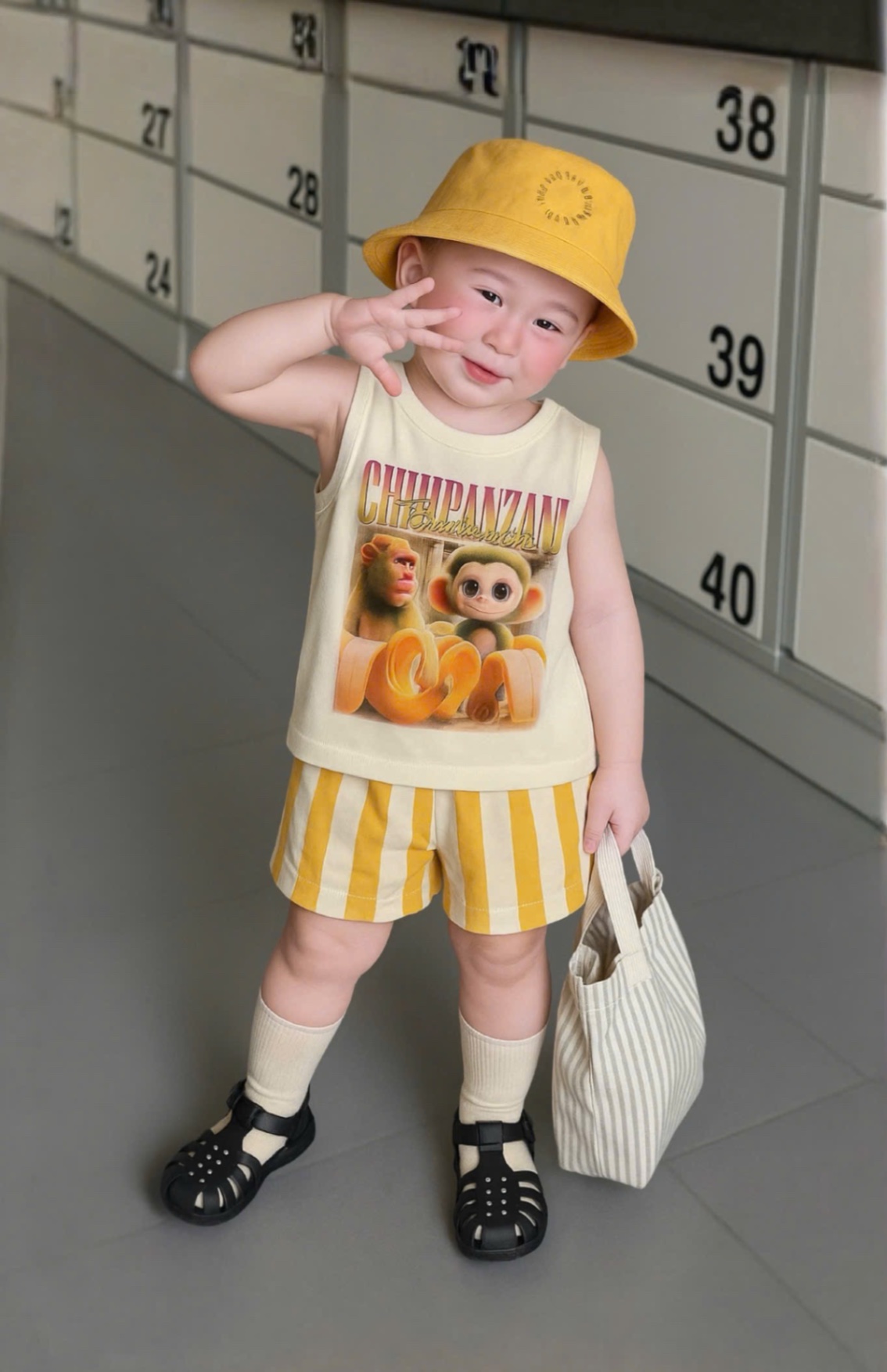 BỘ BA LỖ BE CHIMPAZINI KHỈ CHUỐI