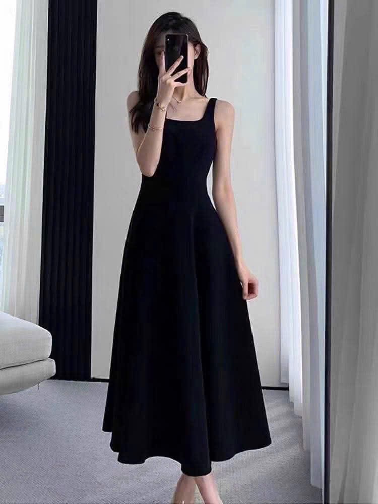 XẢ KHO VÁY 2S XANH THAN ĐEN