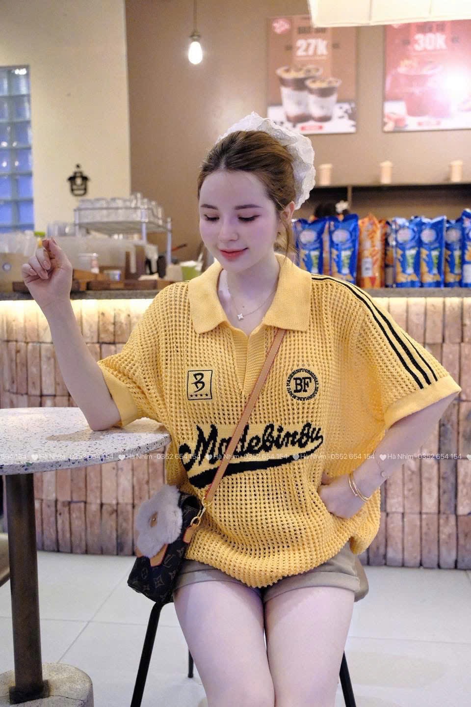 ÁO LƯỚI QC CHỮ MADEL