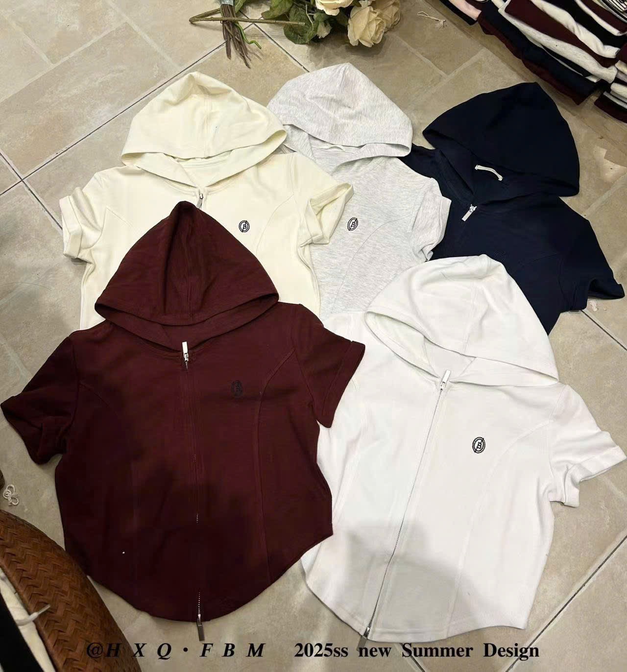 M1289 - ÁO PULL CỘC KHOÁ MŨ B QCCC
