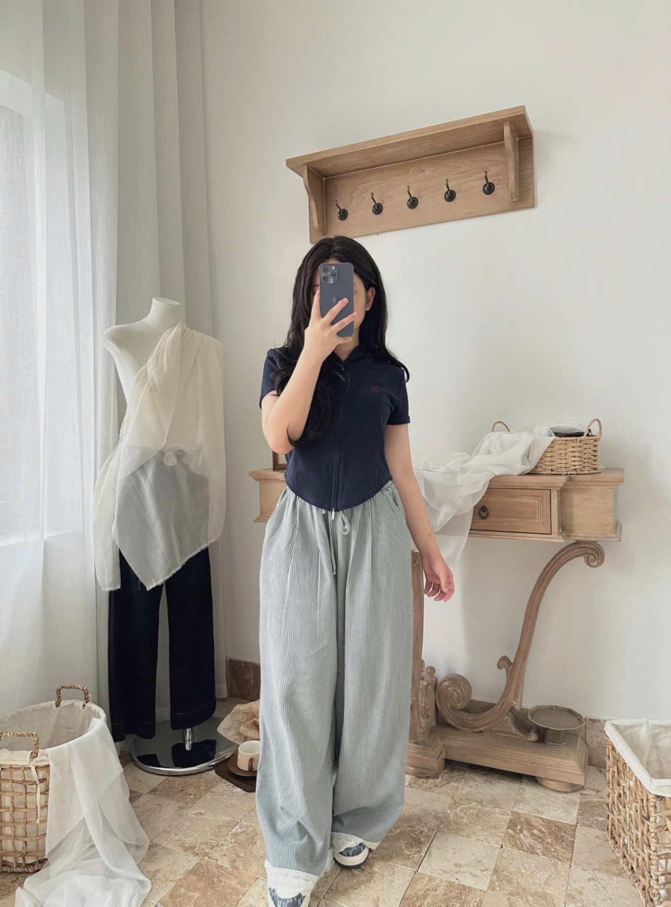 M1289 - ÁO PULL CỘC KHOÁ MŨ B QCCC