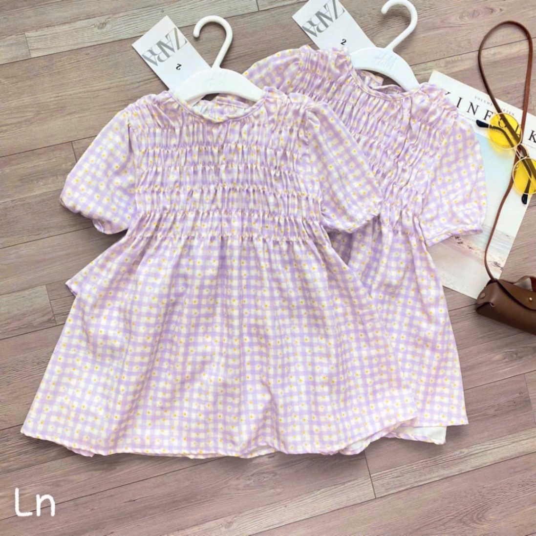 XẢ KHO VÁY ZARA TIM HOA RÚM NGỰC