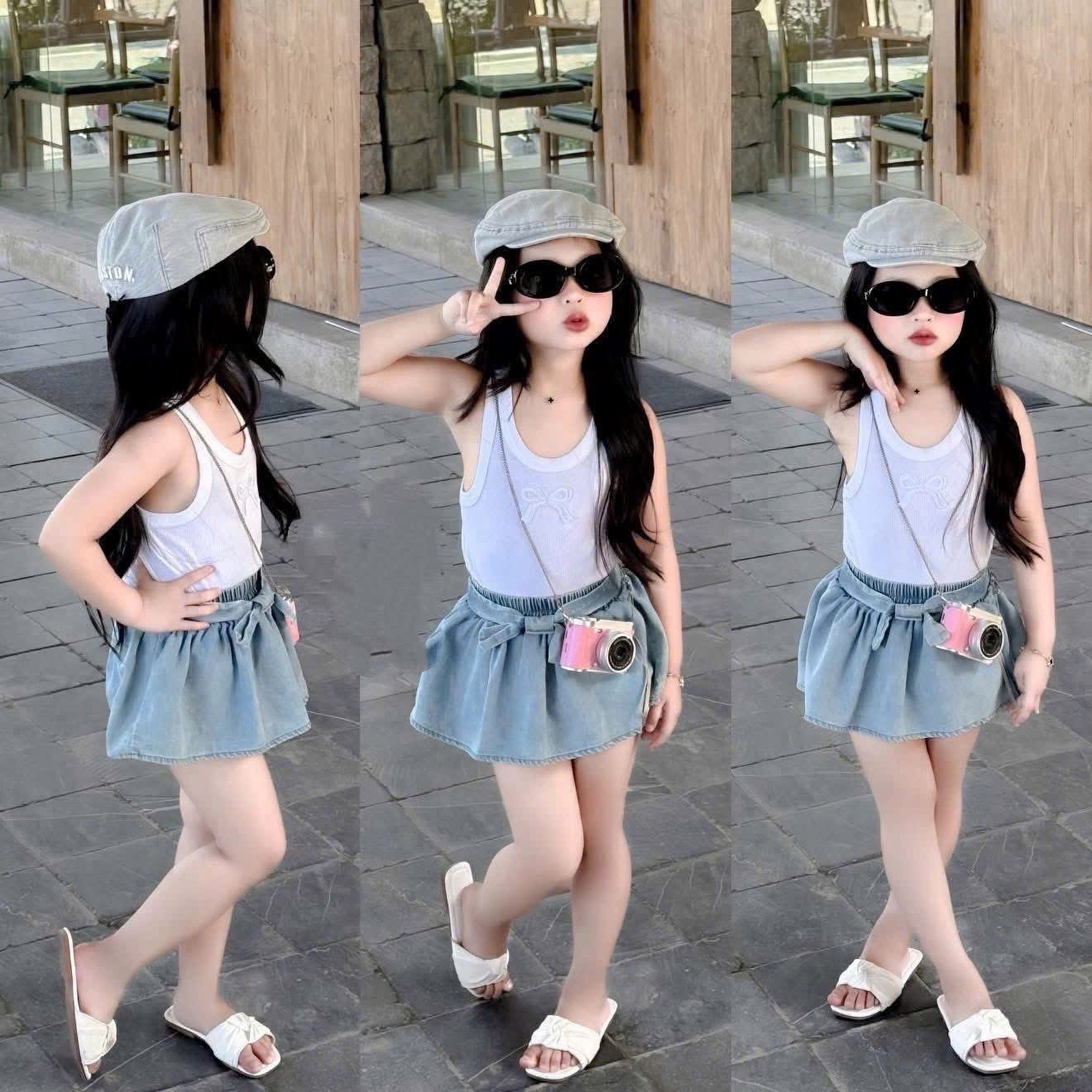 SET BA LỖ THÊU NƠ MIX CV JEAN BG
