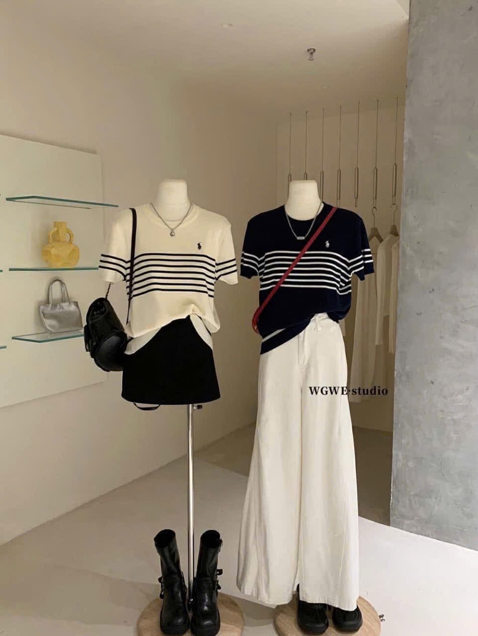 ÁO LEN POLO THÊU NGỰA QC